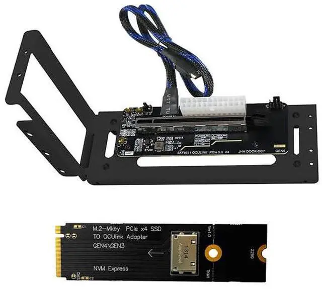 Main image of PCIe 5.0 X16 to Oculink 4i GPU Expansion Dock 128G GEN4 High Speed Direct-Connect Dock-OC7 Kit Compatible with M.2 NVMe Docking Station GDP Laptop (+ Card TKM1,Dock-OC7)