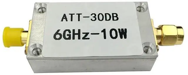 Main image of USB RF 5V Power Meter 100K to 10GHz, -55 to +30dBm with 0.96-inch TFT Display for PC Configure, V3.0 Version (10W High-Power Attenuator)