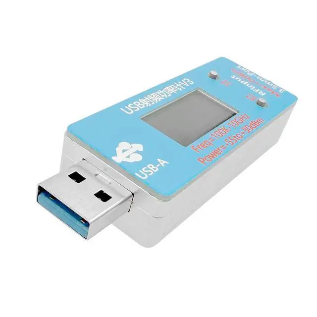 Alt view image 4 of 7 - USB RF 5V Power Meter 100K to 10GHz, -55 to +30dBm with 0.96-inch TFT Display for PC Configure, V3.0 Version (Power Meter+Attenuator+Antenna)