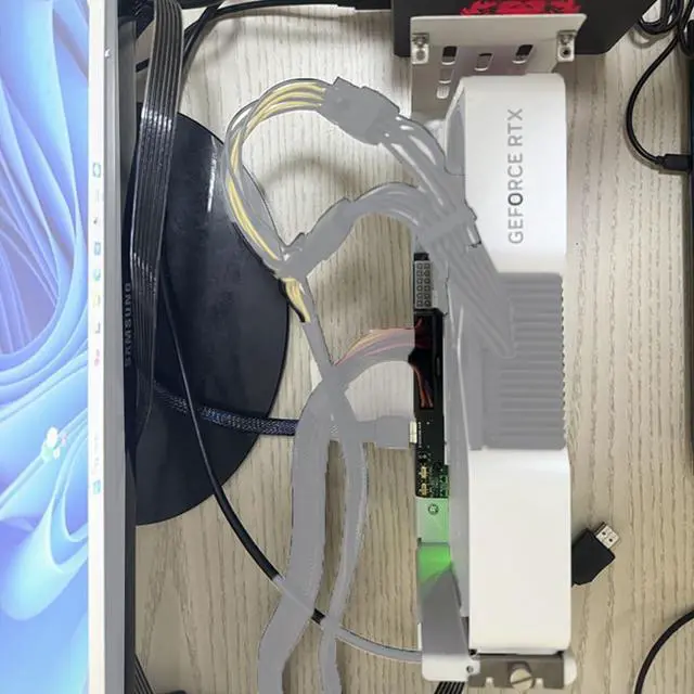 Alt view image 4 of 7 - M.2 M-Key to PCIE 4.0X4 SFF 8611 External Graphics Card Stand Bracket Compatible with Oculink/M.2 NVMe Laptop eGPU GDP NUC (Dock-OC5)