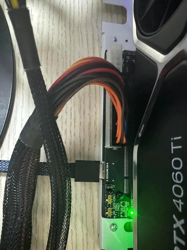 Alt view image 3 of 7 - M.2 M-Key to PCIE 4.0X4 SFF 8611 External Graphics Card Stand Bracket Compatible with Oculink/M.2 NVMe Laptop eGPU GDP NUC (Dock-OC5)