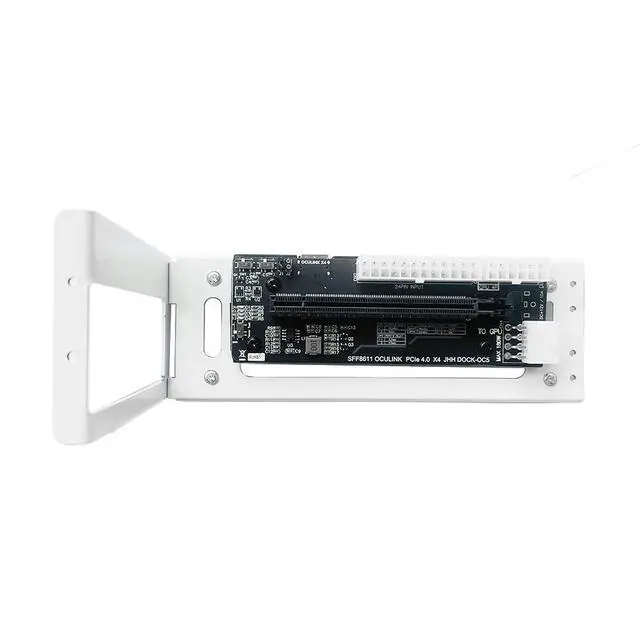 Alt view image 6 of 7 - M.2 M-Key to PCIE 4.0X4 SFF 8611 External Graphics Card Stand Bracket Compatible with Oculink/M.2 NVMe Laptop eGPU GDP NUC (Dock-OC5 + Metal Case)
