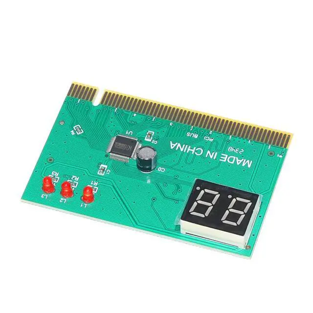 Alt view image 2 of 6 - PCI PC Diagnostic 2-Digit Card Motherboard Post Tester Analyzer Post Code Checker for Laptop Computer PC