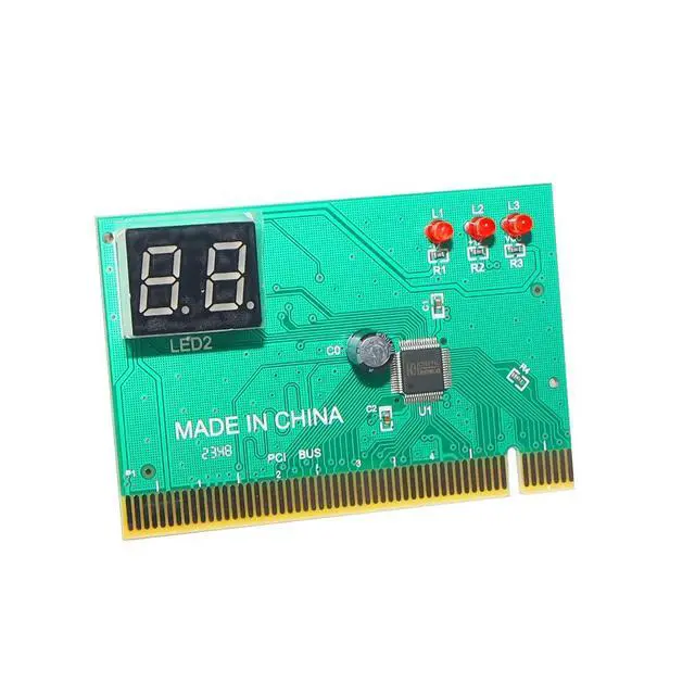Alt view image 5 of 6 - PCI PC Diagnostic 2-Digit Card Motherboard Post Tester Analyzer Post Code Checker for Laptop Computer PC
