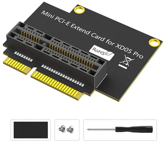 Alt view image 5 of 6 - Mini PCI-E to 05 Pro Right-Angle 90-Degree Extension Card High-Speed Signal Integrity Compatible with XD05 Pro Upgrade Replacement