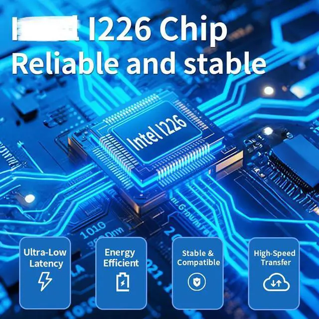 Alt view image 3 of 7 - PCIe2.0 x1 to RJ45 2.5G Network Card Low Latency for Gaming/NAS/Servers Supports ESXi 8