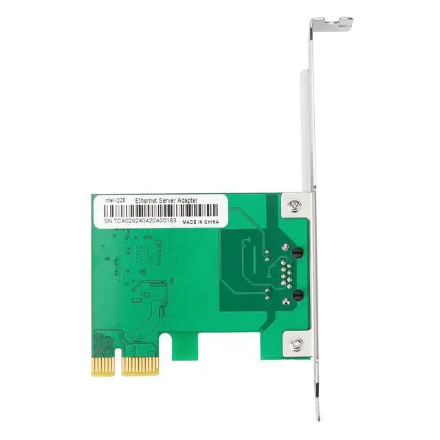 Alt view image 7 of 7 - PCIe2.0 x1 to RJ45 2.5G Network Card Low Latency for Gaming/NAS/Servers Supports ESXi 8