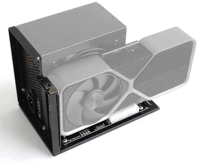 Alt view image 5 of 7 - Upgraded ADT-F9G-BK7 PCIe X16 to OcuLink SFF-8612 Docking Station PCIe4.0 64Gbps External Graphics Extension Card (F9G-BK7-K9934A 30cm)