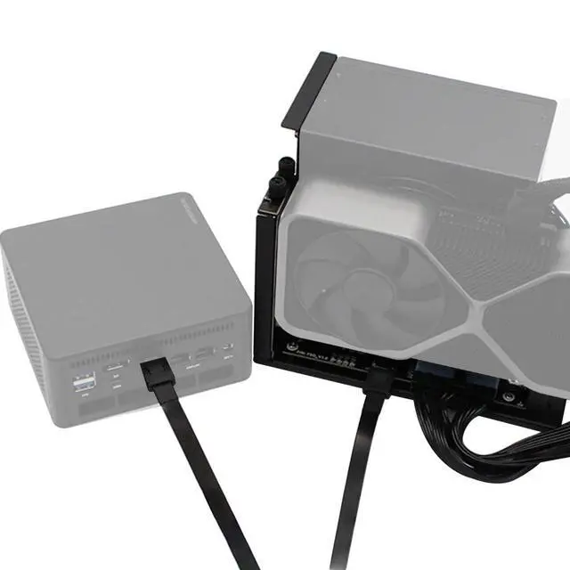 Alt view image 4 of 7 - Upgraded ADT-F9G-BK7 PCIe X16 to OcuLink SFF-8612 Docking Station PCIe4.0 64Gbps External Graphics Extension Card (F9G-BK7-K9934A 50cm)
