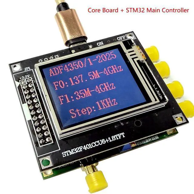 Alt view image 2 of 7 - ADF4351/ADF4350 Frequency Source PLL RF Source V2025 35Mhz-4.4GHz Frequency Generator (ADF4350 137.5M-4.4G +STM32)