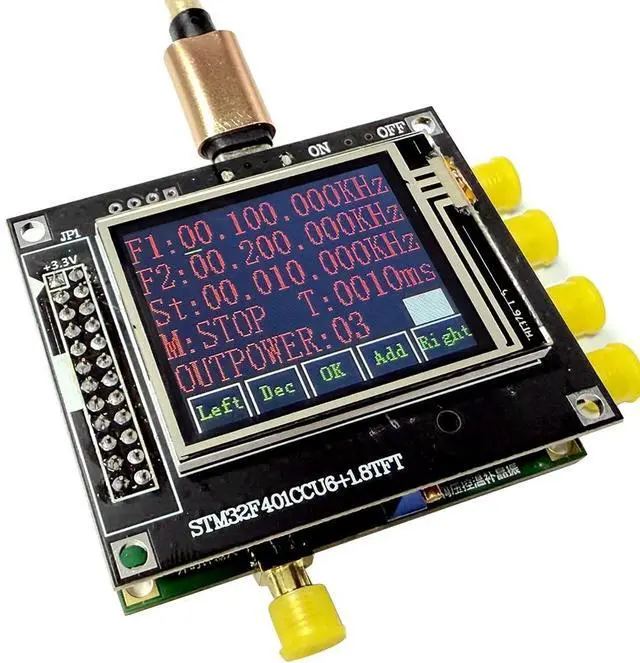 Main image of ADF4351/ADF4350 Frequency Source PLL RF Source V2025 35Mhz-4.4GHz Frequency Generator (ADF4351 35M-4.4G +STM32)