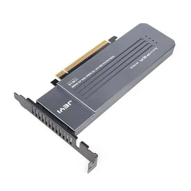 Alt view image 3 of 5 - M.2 X16 to 4X PCIE 4.0 GEN4 Expansion Card 32Gbps Supports NVMe M.2 m Key 2280 for VROC NVMe Raid,iHyper-Pro