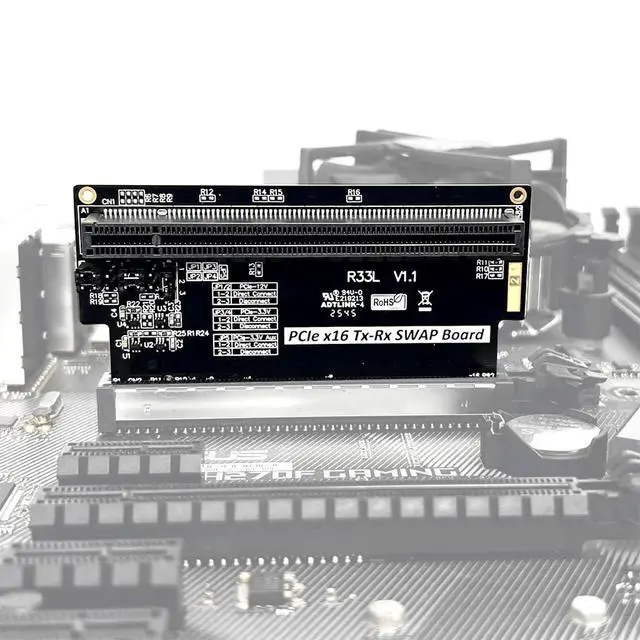 Alt view image 4 of 7 - ADT-R33 PCIe 4.0 x16 Tx-Rx Switch Card 256Gbps High Speed (R33L)