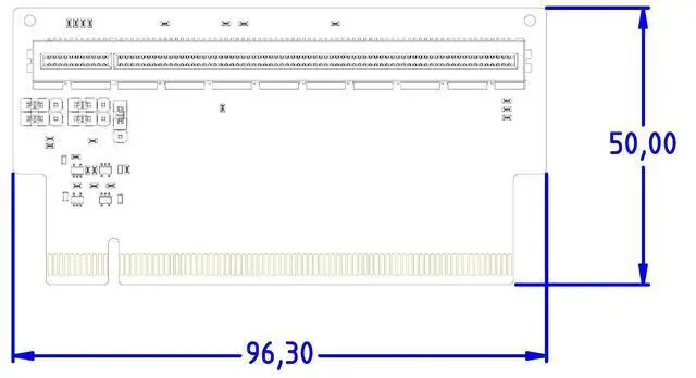 Alt view image 3 of 7 - ADT-R33 PCIe 4.0 x16 Tx-Rx Switch Card 256Gbps High Speed (R33L)