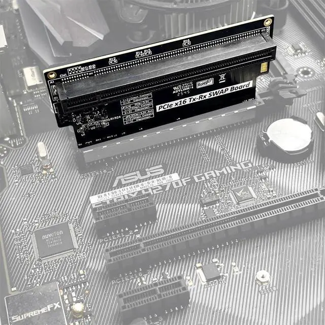 Alt view image 5 of 7 - ADT-R33 PCIe 4.0 x16 Tx-Rx Switch Card 256Gbps High Speed (R33L)