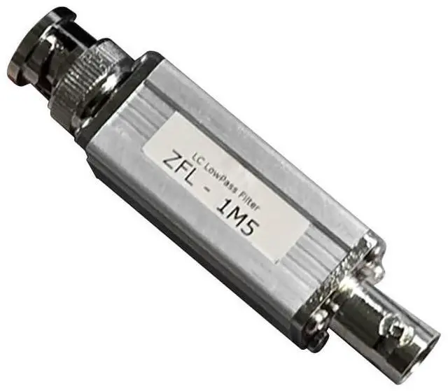Main image of Low-Pass Filter BNC Male to Famale Interface LC Discrete Component Construction Compact for High-selectivity Applications (1.5MHz)