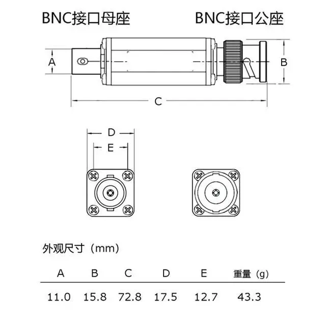 Alt view image 3 of 5 - Low-Pass Filter BNC Male to Famale Interface LC Discrete Component Construction Compact for High-selectivity Applications (3.5MHz)