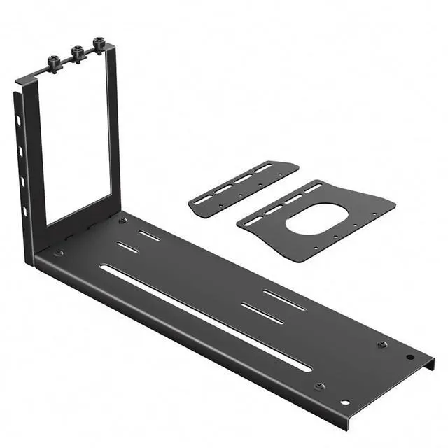 Main image of 3-Slot Vertical GPU Mount Bracket Black Graphics Card Holder for External GPU Docking Station