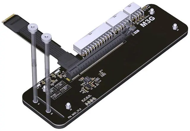 Main image of ADT-M43SG M.2 NVMe M Key to PCIe4.0 X16 External Bracket 64Gbps Full Speed for Graphics Card Above 1660 (M43SG-50cm)