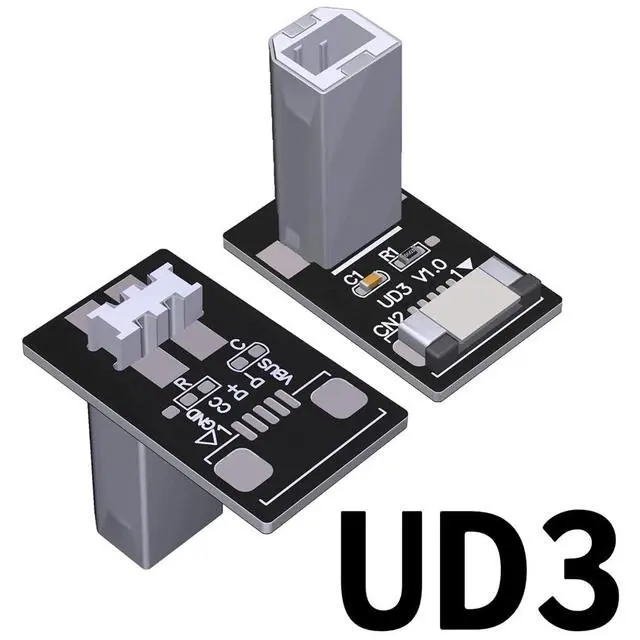Alt view image 2 of 3 - ADT-UD USB Socket Male Female Test PCB Board Connector USB 2.0/480Mbps Compatible with Raspberry Pi Rock Pi 4 MCU Development Board (UD3)