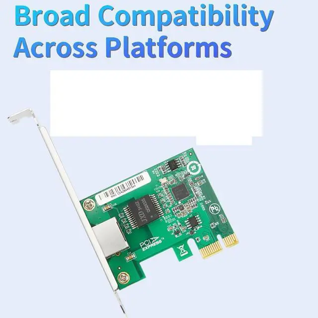 Alt view image 6 of 7 - PCIe2.0 x1 to RJ45 2.5G Network Card Low Latency for Gaming/NAS/Servers Supports ESXi 8
