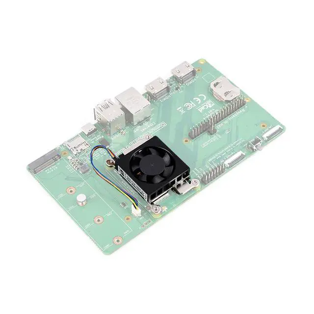 Alt view image 4 of 6 - CM5 5V PWM Cooling Fan Low Noise Radiator Compatible with Raspberry Pi CM5 (Cooling Fan,M8004)