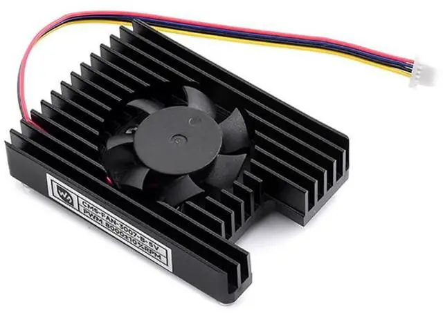 Main image of CM5 5V PWM Cooling Fan Low Noise Radiator Compatible with Raspberry Pi CM5 (Radiator, M8011)