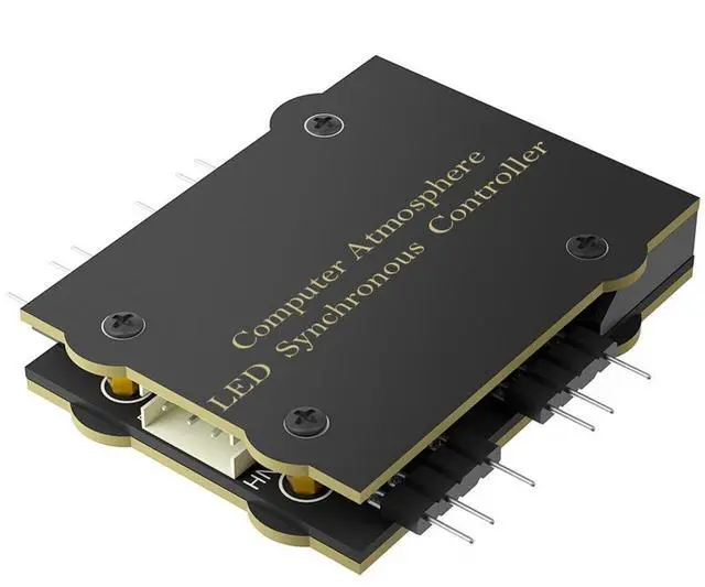 Main image of 5V Light Controller Computer Atmosphere RGB LED Synchronization Control 3PIN A-RGB Output for Desktop PC