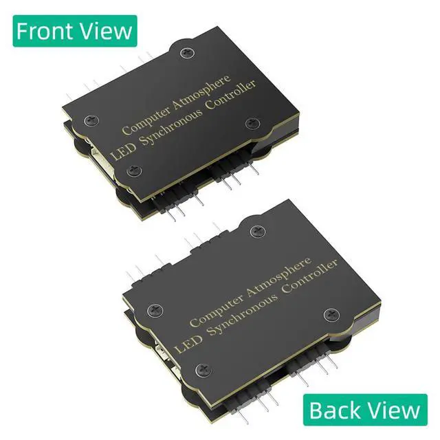 Alt view image 7 of 7 - 5V Light Controller Computer Atmosphere RGB LED Synchronization Control 3PIN A-RGB Output for Desktop PC
