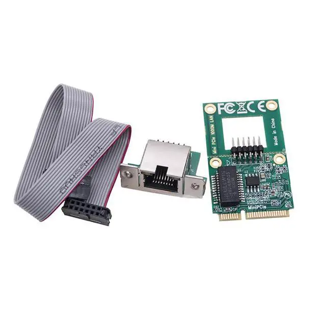 Alt view image 5 of 7 - M.2 A+E/Mini PCIE to RJ45 LAN Gigabit Ethernet Network Card 10/100/1000Mbps Single Port Server (M.2 A+E Bent Pin)