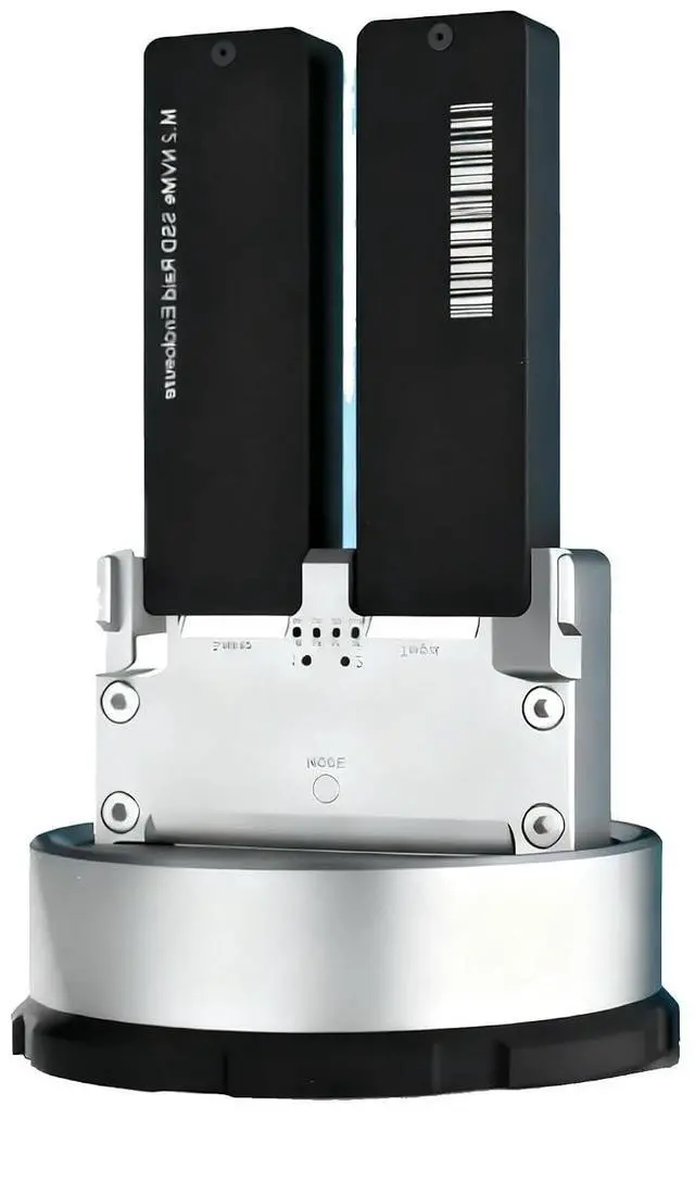 Main image of M.2 SSD Enclosure Offline Cloning M.2 Dual Disk Array NVME/SATA Enclosure 8T PD100W 10Gbps SSD Docking Station Reader