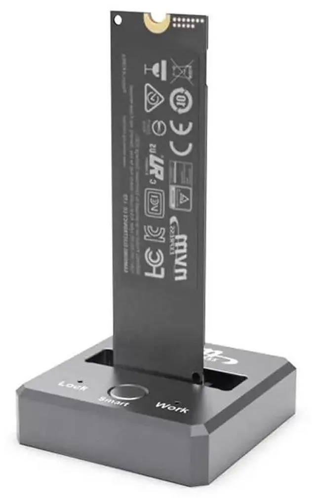 Main image of M.2 NVME SSD Enclosure Docking Station Single Bay SSD Solid State Drive Enclosure for 2230/2242/2260/2280/22110 SSD