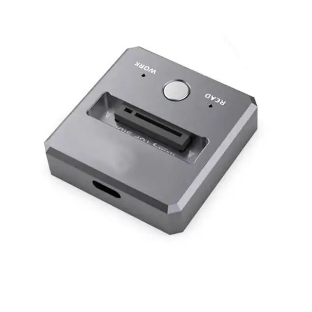 Alt view image 2 of 7 - M.2 NVME SSD Enclosure Docking Station Single Bay SSD Solid State Drive Enclosure for 2230/2242/2260/2280/22110 SSD
