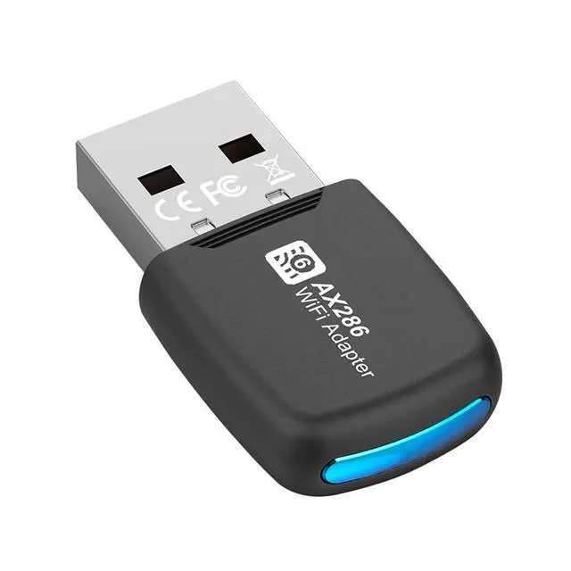 Alt view image 2 of 7 - WiFi6 USB Wireless Network Card Driver Free AX286M Desktop Computer External USB Wireless WiFi Receiver Transmitter