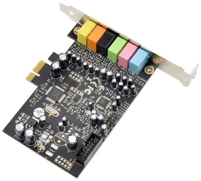 Alt view image 4 of 6 - Pcie 7.1CH Sound Card Stereo Surround Sound PCI-E Built-in 7.1 Channel Audio System CM6212