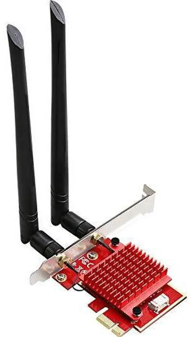 Main image of WiFi6 Wireless PCI-e Network Card Dual Band 5G 2.4G Bluetooth 5.0 WiFi Network Adapter 3000Mbps Wireless PCI Express Dual Frequency Receiver Antenna Ethernet Launcher Intel AX200 for Win10/11 (AXT083)