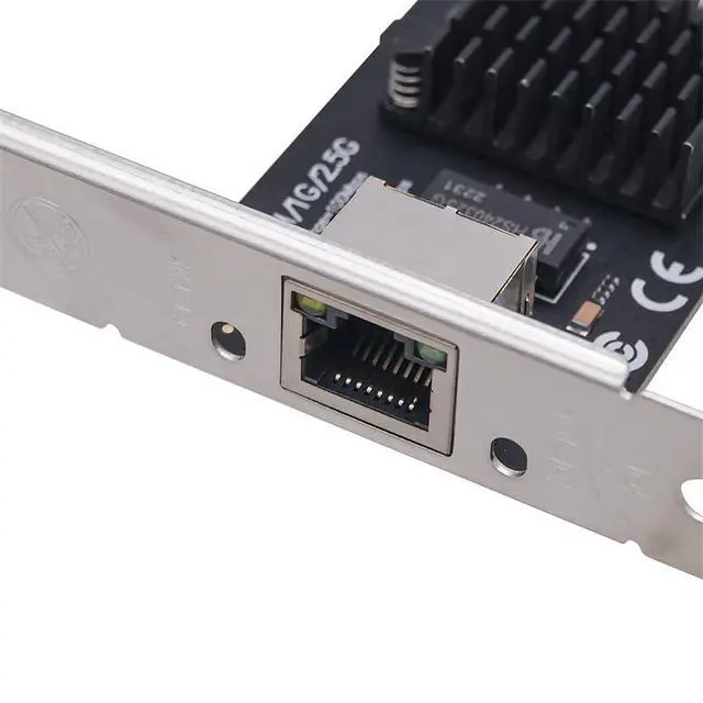 Alt view image 3 of 5 - 2.5Gb Network Card PCI Express X1 to RJ45 Port Gigabit Ethenet Network Cards 2500Mbps RTL8125BG Chip PCIE LAN Card + Low Bracket