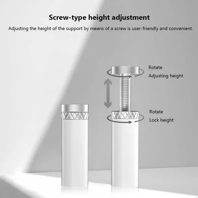 Alt view image 2 of 7 - ARGB Graphics Card GPU Holder Adjustable Magnetic Vertical Telescopic Rotating Stand Bracket Aluminum Alloy Graphics Card GPU Brace Support for Desktop PC Case (Silver, Standard)