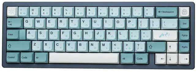 Main image of 125 XDA Keycaps PBT Dye-Sublimated XDA Profile for Mechanical Keyboard with English Japanese - Not Keyboard