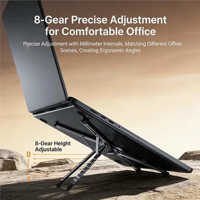 Alt view image 7 of 7 - Multifunctional Magnetic Laptop Holder Foldable Tripod Stand for Phone | Foldable Design, Phone & Laptop Support, Magnetic Mount, Portable Tripod, Multifunctional Use