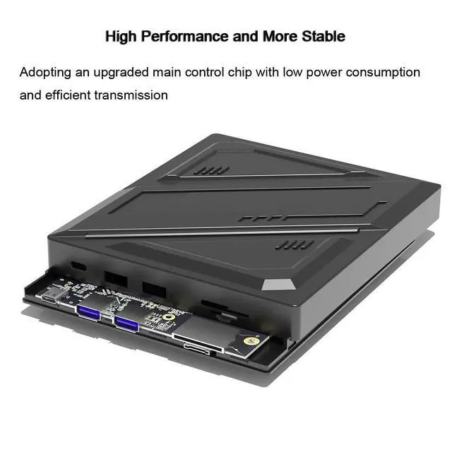 Alt view image 2 of 7 - External Mobile Optical Drive for Laptop Desktop Notebook Universal USB/Type-C/SD/TF Card Reading CD DVD Burner Computer Accessories