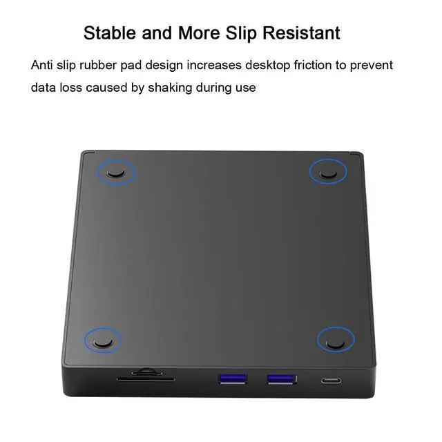 Alt view image 5 of 7 - External Mobile Optical Drive for Laptop Desktop Notebook Universal USB/Type-C/SD/TF Card Reading CD DVD Burner Computer Accessories