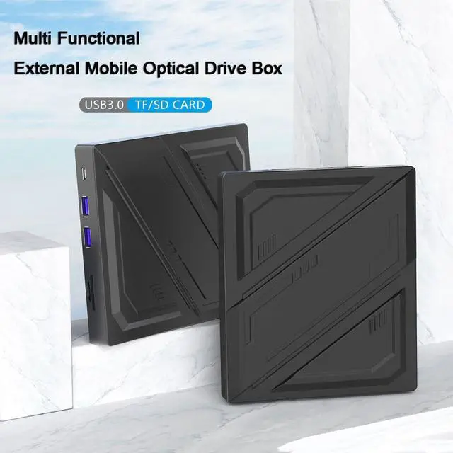 Alt view image 6 of 7 - External Mobile Optical Drive for Laptop Desktop Notebook Universal USB/Type-C/SD/TF Card Reading CD DVD Burner Computer Accessories