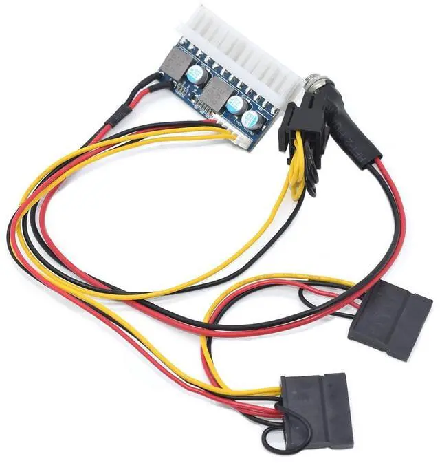 Main image of DC-ATX-160W high Power 24pin DC ATX PSU 12V DC Input 160W Peak Output Switch DC-DC ATX Pico PSU Mini ITX PC Power Supply Cable