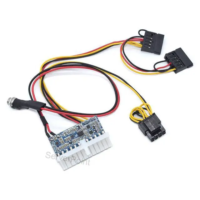 Alt view image 3 of 5 - DC-ATX-160W high Power 24pin DC ATX PSU 12V DC Input 160W Peak Output Switch DC-DC ATX Pico PSU Mini ITX PC Power Supply Cable