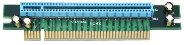 Main image of New 1U Server Extender PCI-E 16X PCI-E PCI-Express 16X Riser Adapter Card