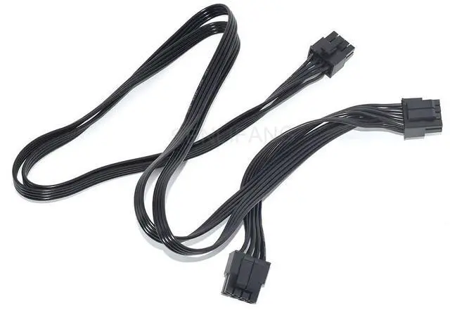 Main image of New for 750W 850W 1000W 1600W Power Module PCI Express CPU 8Pin to Dual 8 (4+4) Pin Cable 70CM