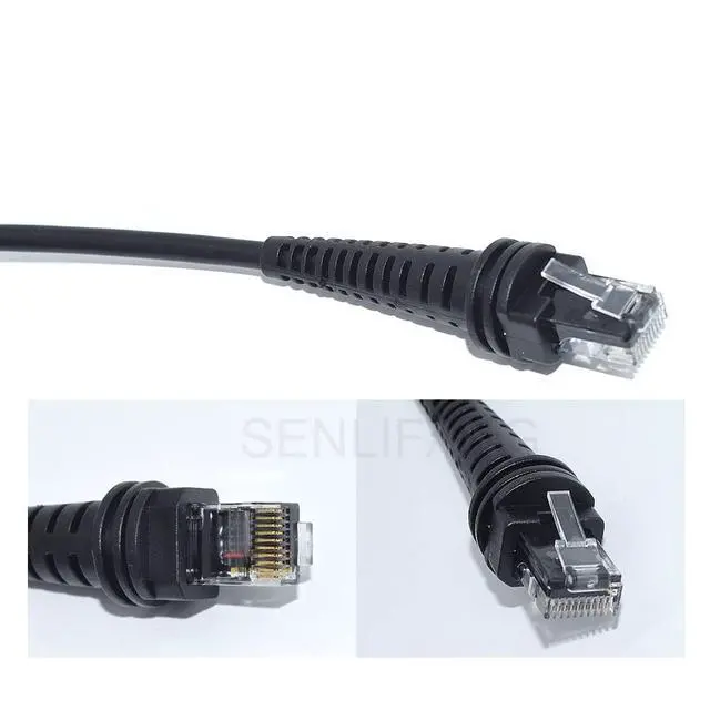 Alt view image 5 of 5 - New 2M USB Cable Straight Black Scanner Cable for 1900G 1300G 1202G 1400G 1450G 1452G