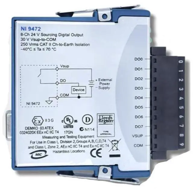 Main image of for NI 9472 8-Channel C-Series Digital Output Module 779004-01
