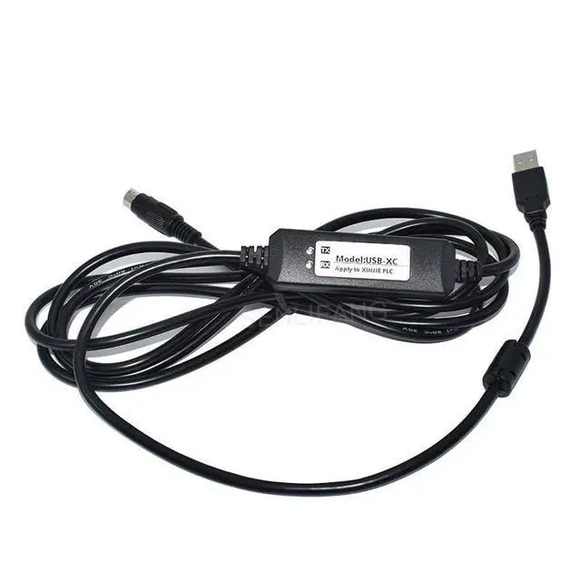 Alt view image 2 of 5 - for XC1/XC2/XC3/XC5 XD XE PLC Programming Cable Data Communication Download Line USB-XC USB to RS232 Adapter